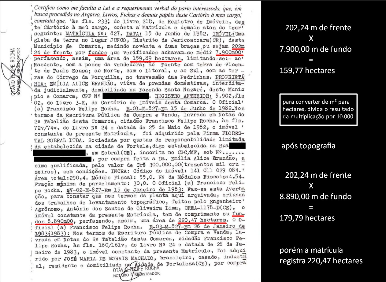 inconsistencia matricula