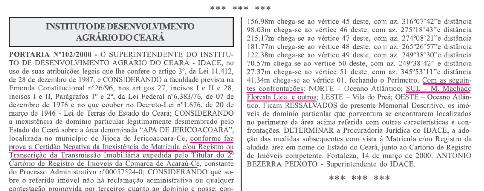 portaria 102 2000 idace